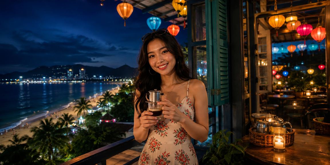 Người hâm mộ cá cược bóng đá ở Nha Trang nhâm nhi cà phê